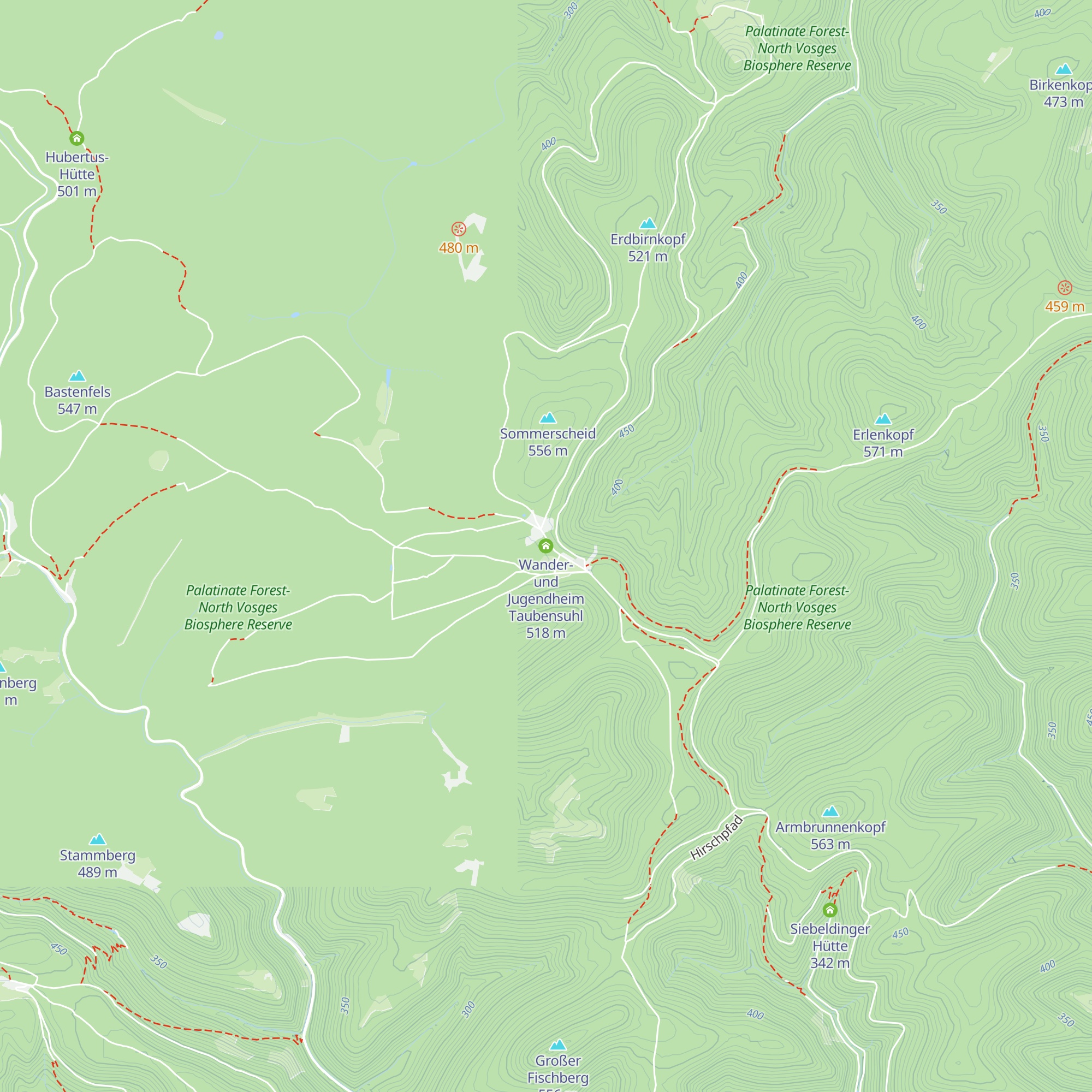 Wander- und Jugendheim Taubensuhl map