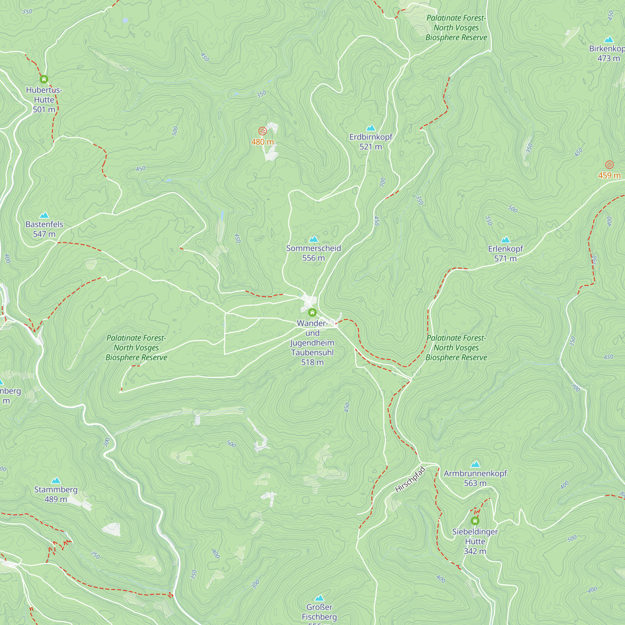 Wander- und Jugendheim Taubensuhl map