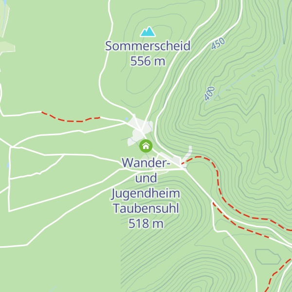 Map of Wander- und Jugendheim Taubensuhl
