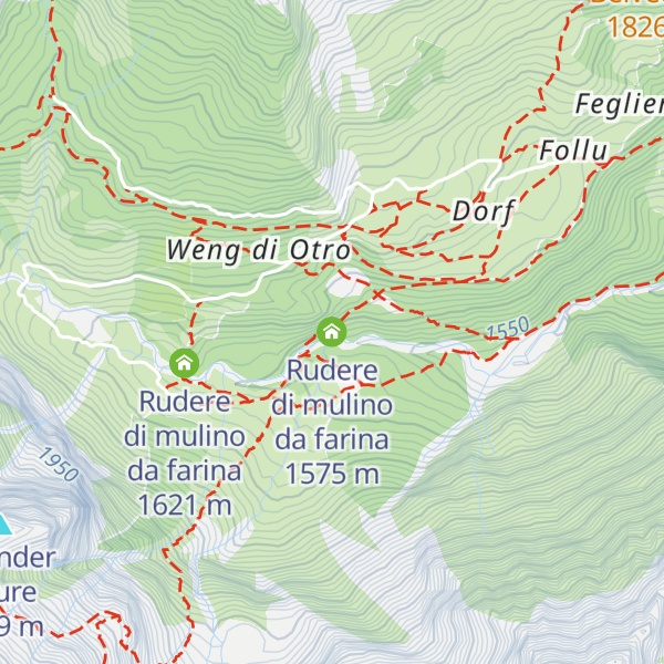 Map of Rudere di mulino da farina