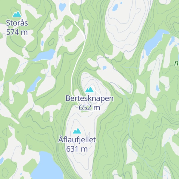 Map of Bertesknapen