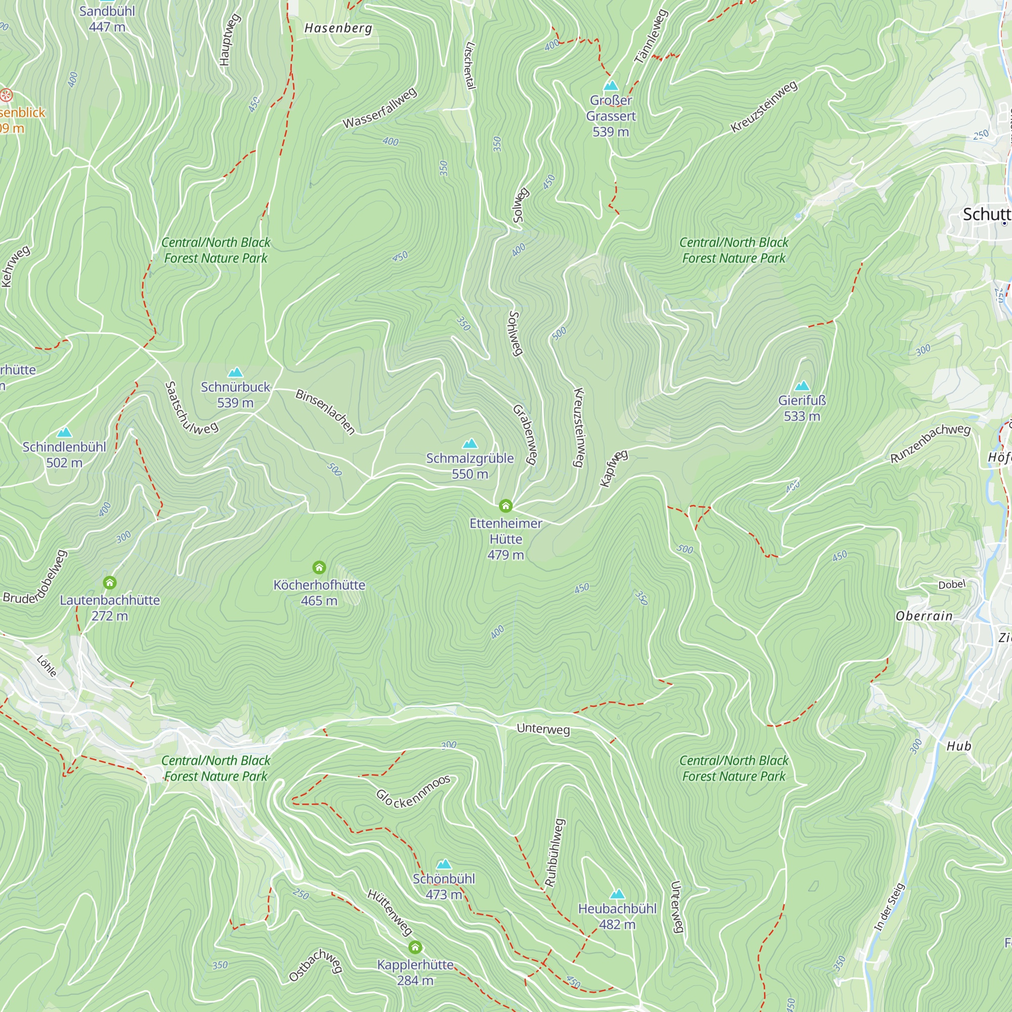 Ettenheimer Hütte map