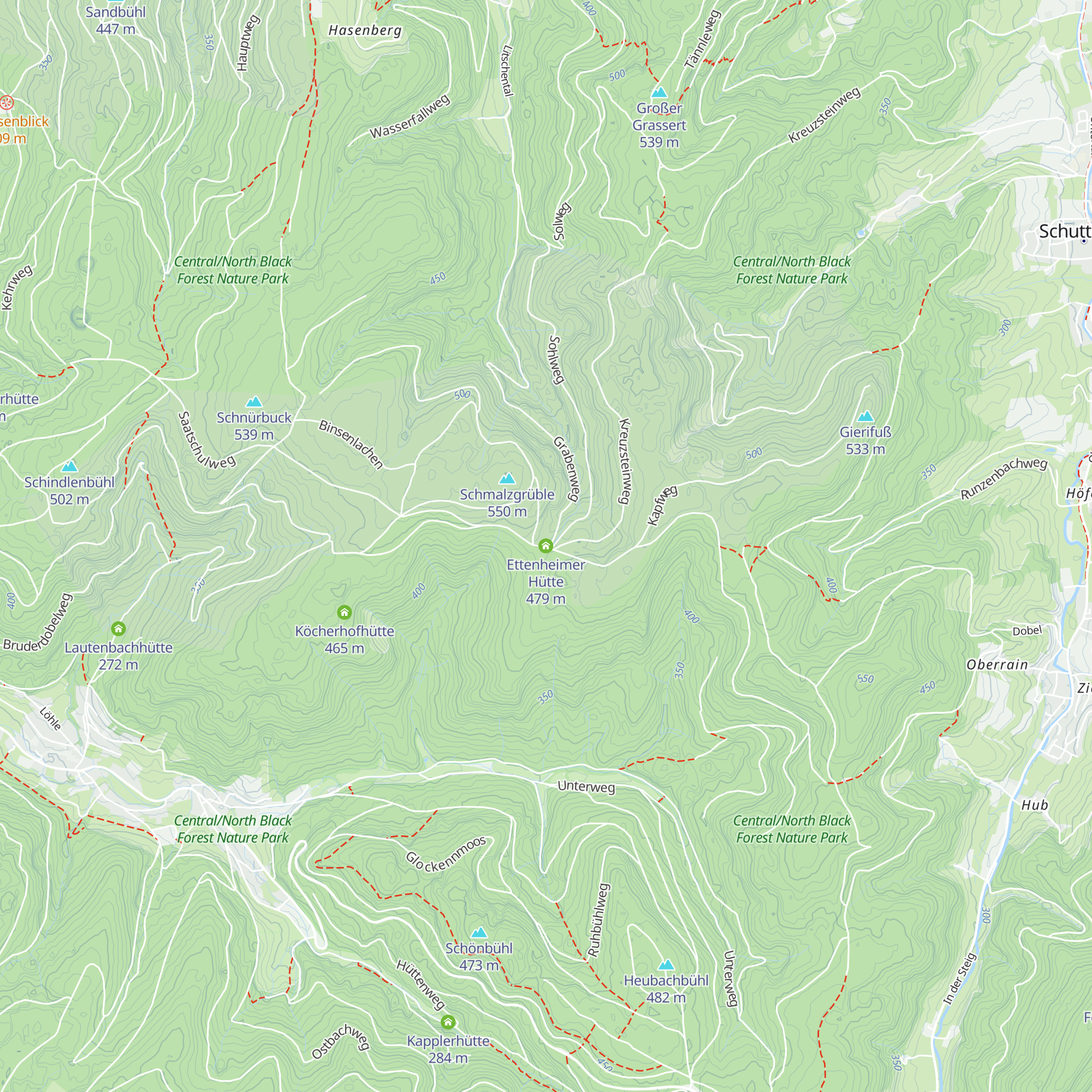 Ettenheimer Hütte map