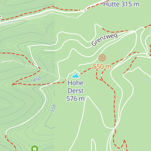 Map of Hohe Derst