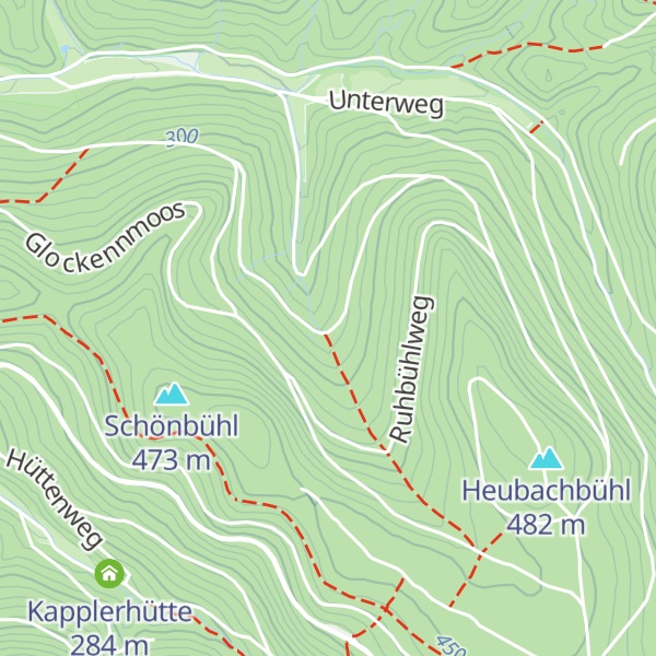 Map of Alte Grafenhausener Hütte