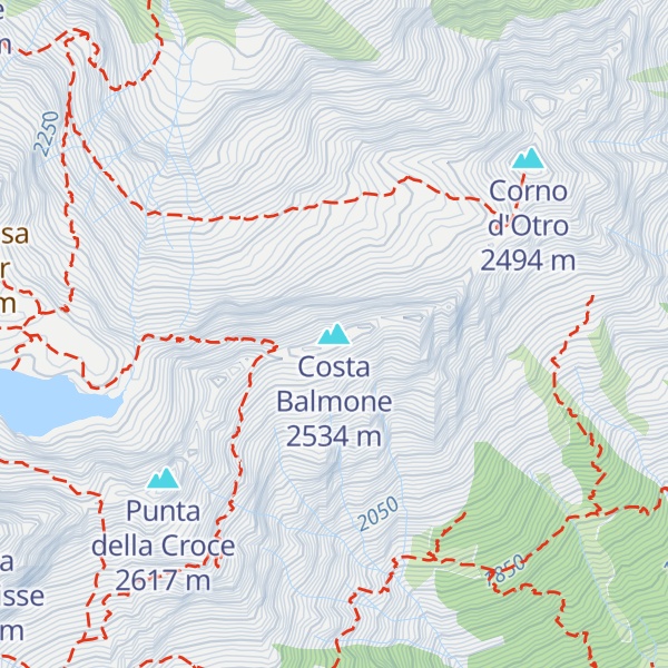 Map of Costa Balmone