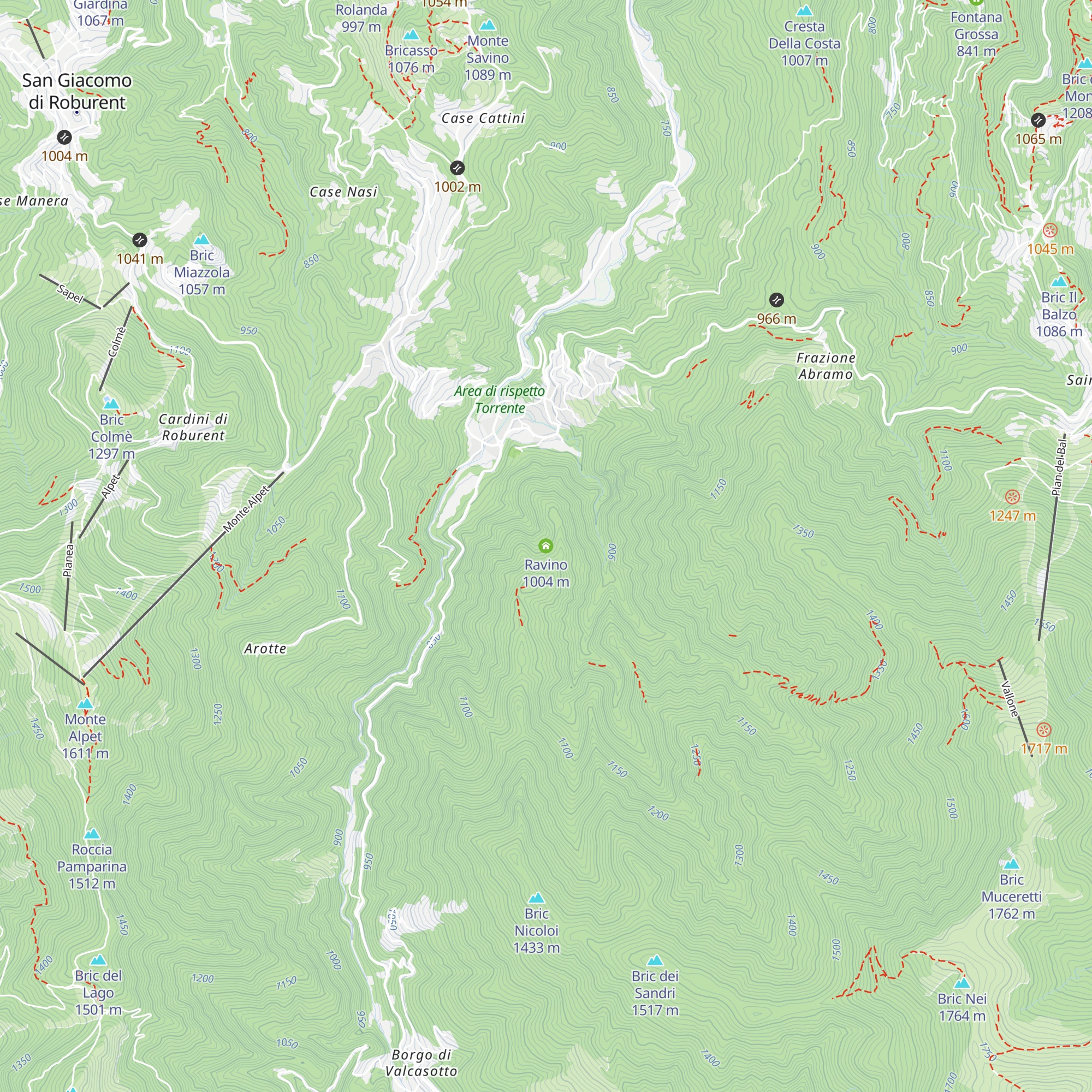 Ravino map