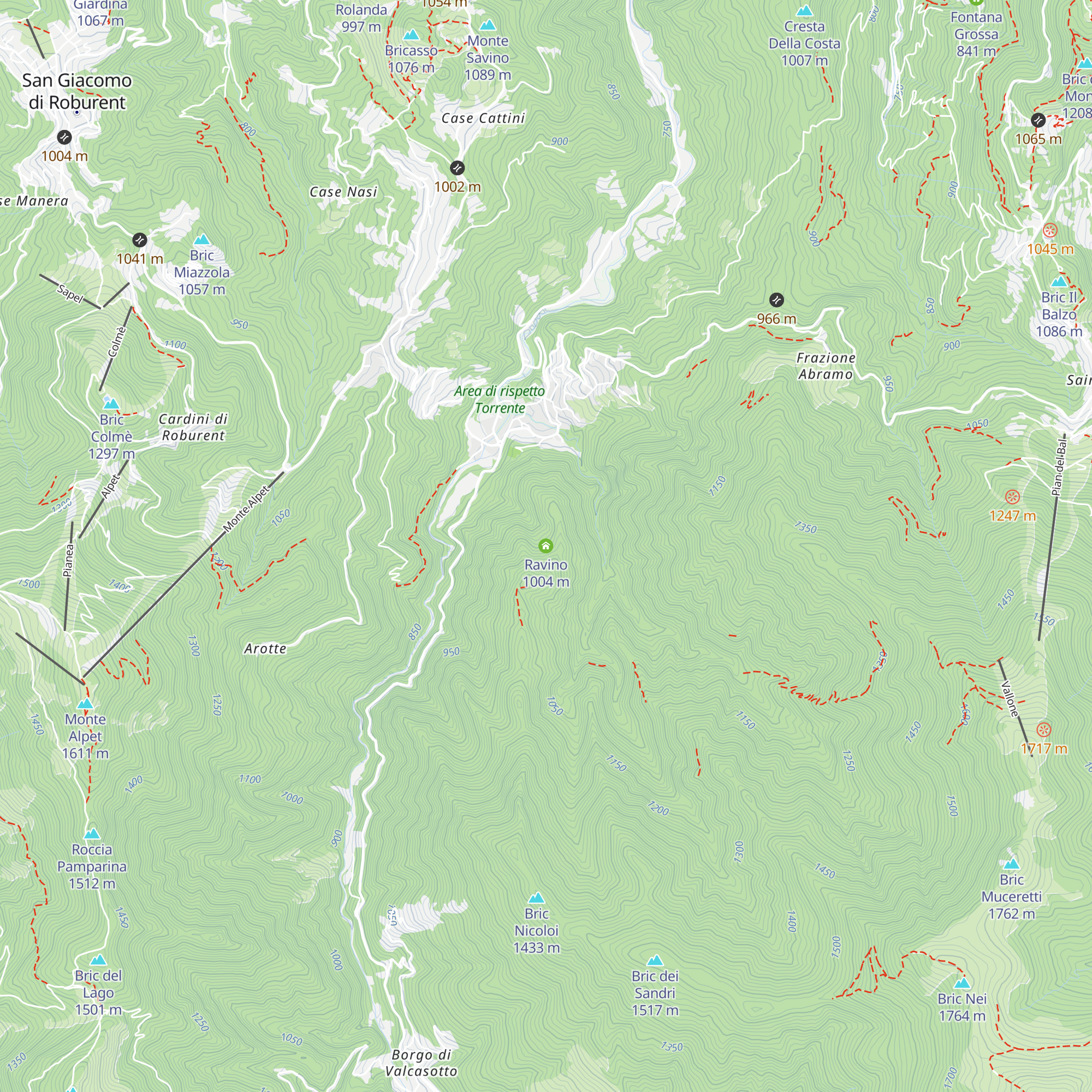 Ravino map