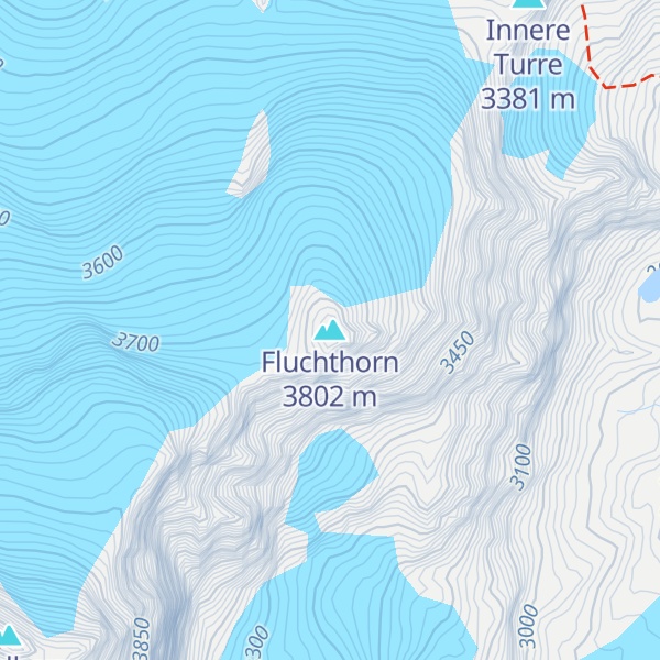 Map of Fluchthorn