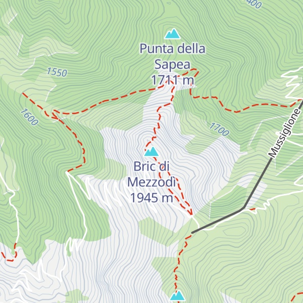 Map of Bric di Mezzodì