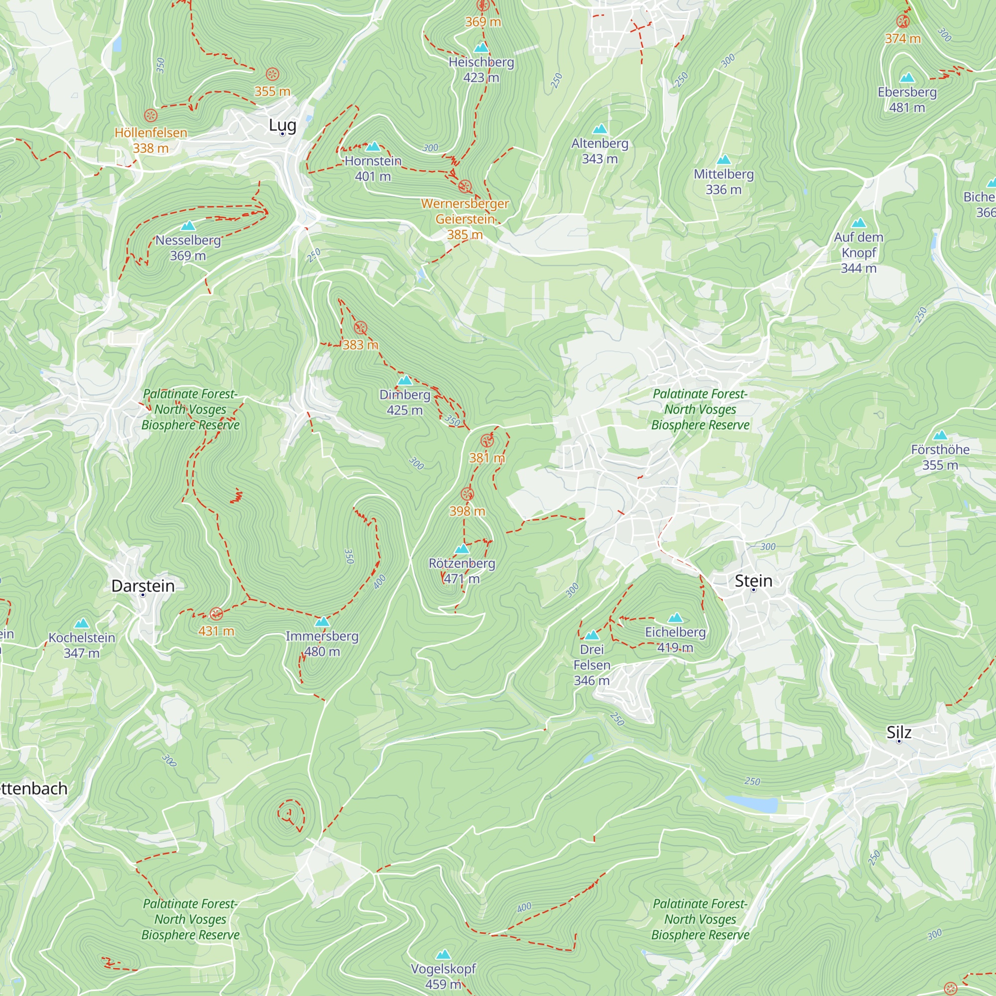 Vogelschutz-Hütte map