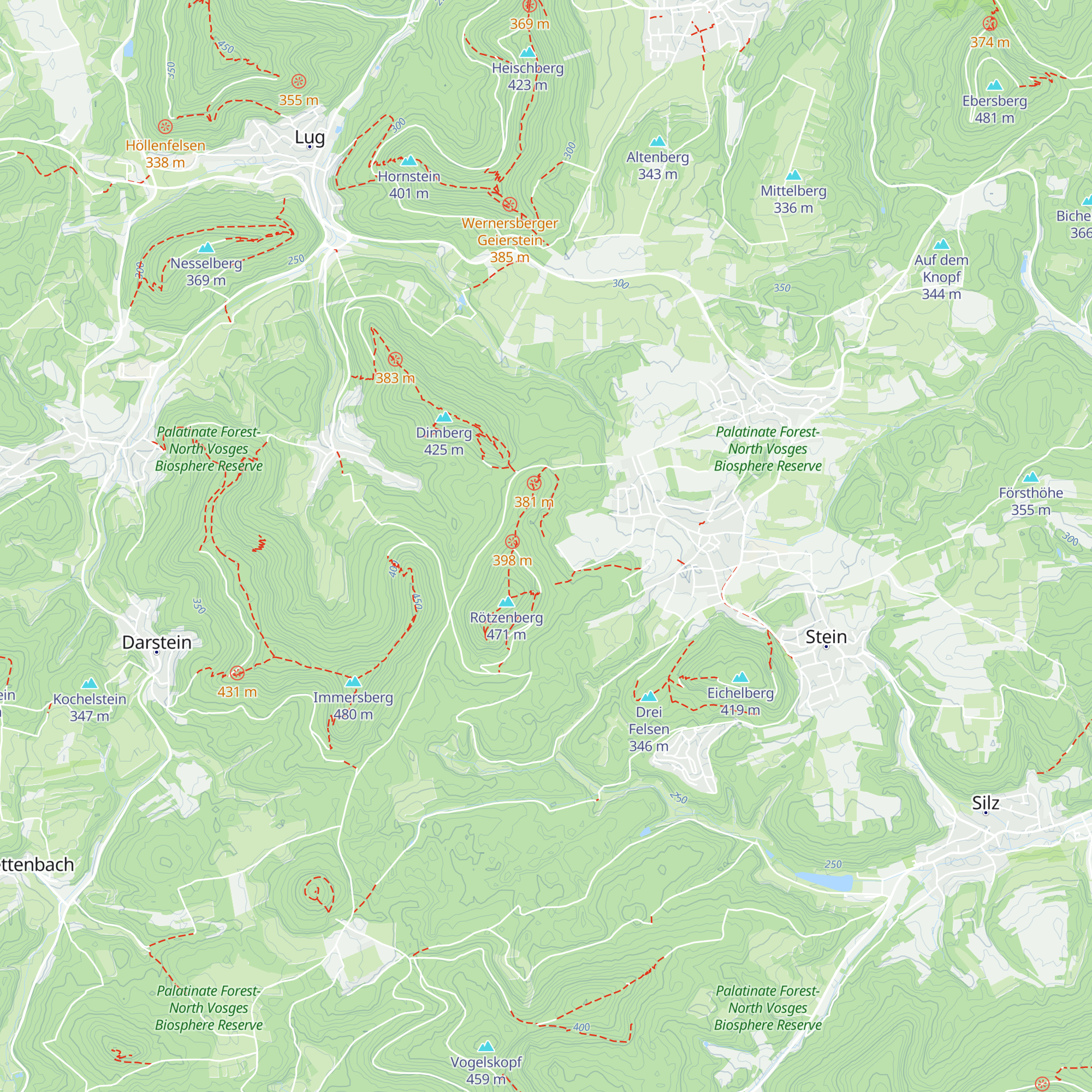 Vogelschutz-Hütte map