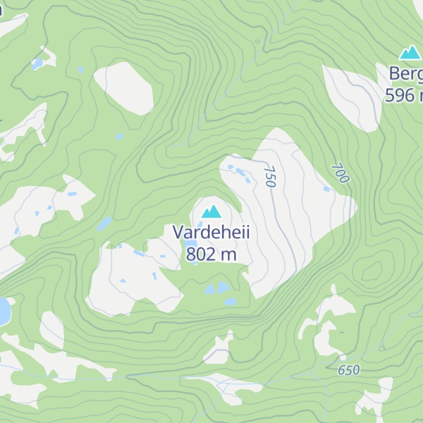Map of Vardeheii