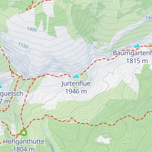 Map of Jurtenflue