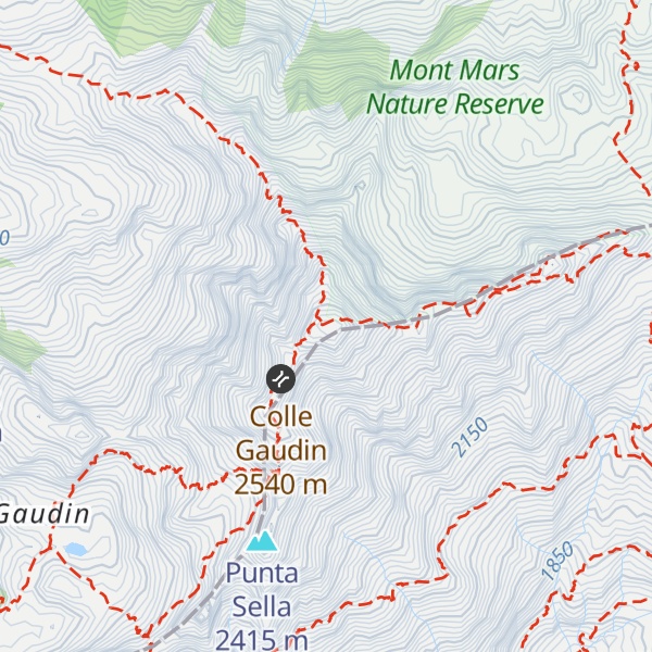 Map of Monte Mars
