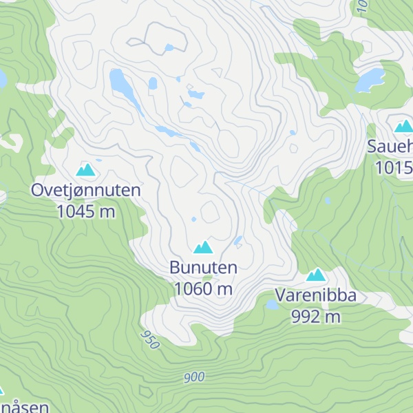 Map of Ovetjønnrota