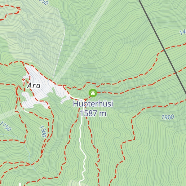 Map of Hüoterhüsi