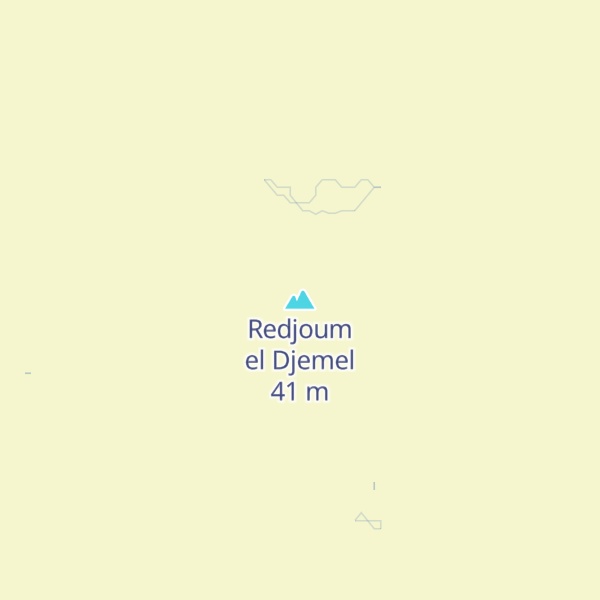 Map of Redjoum el Djemel