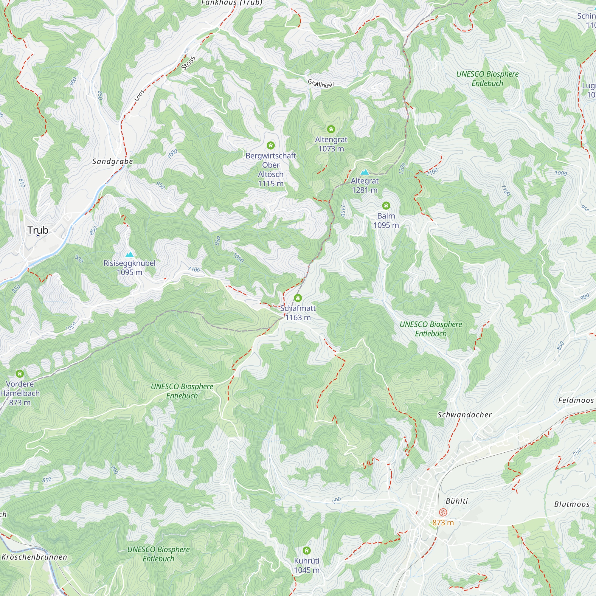 Schafmatt map