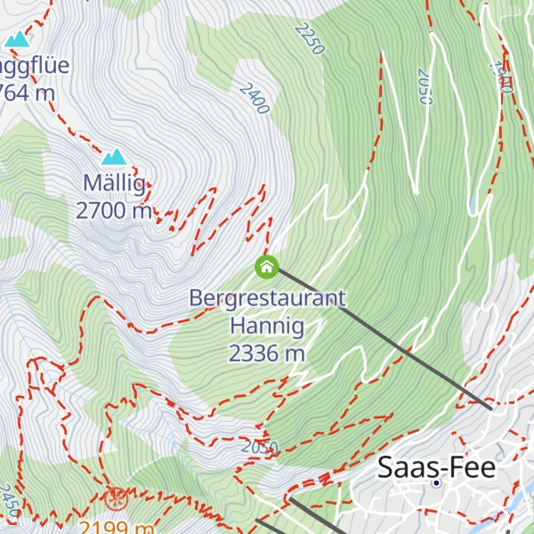 Map of Bergrestaurant Hannig