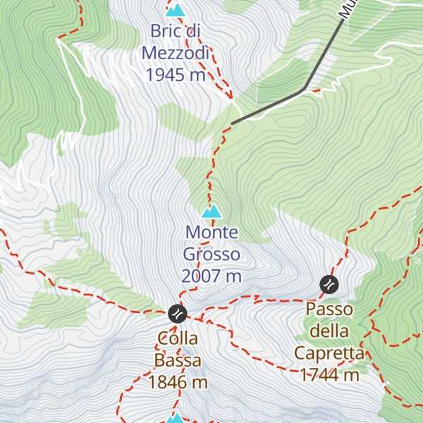 Map of Monte Grosso