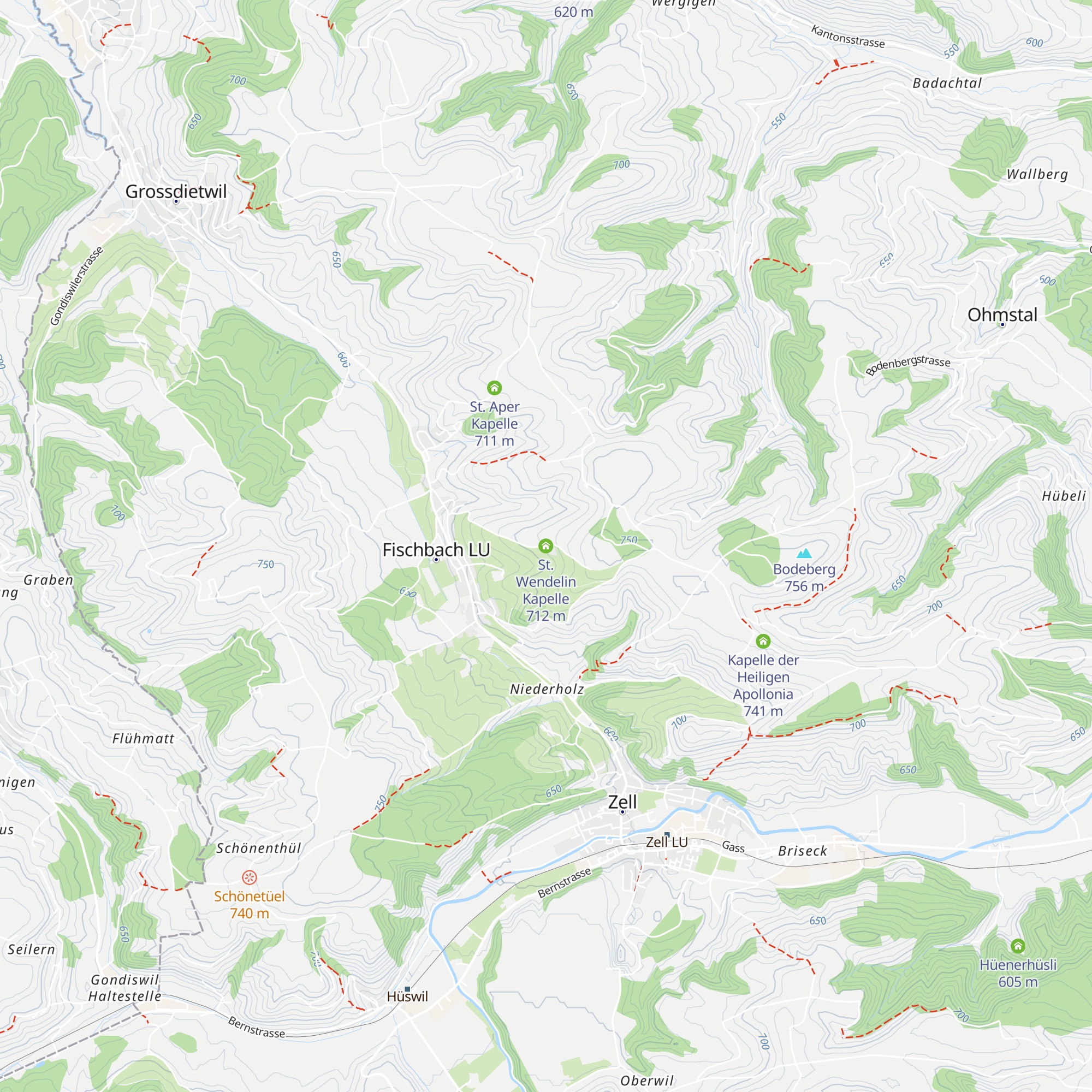 St. Wendelin Kapelle map