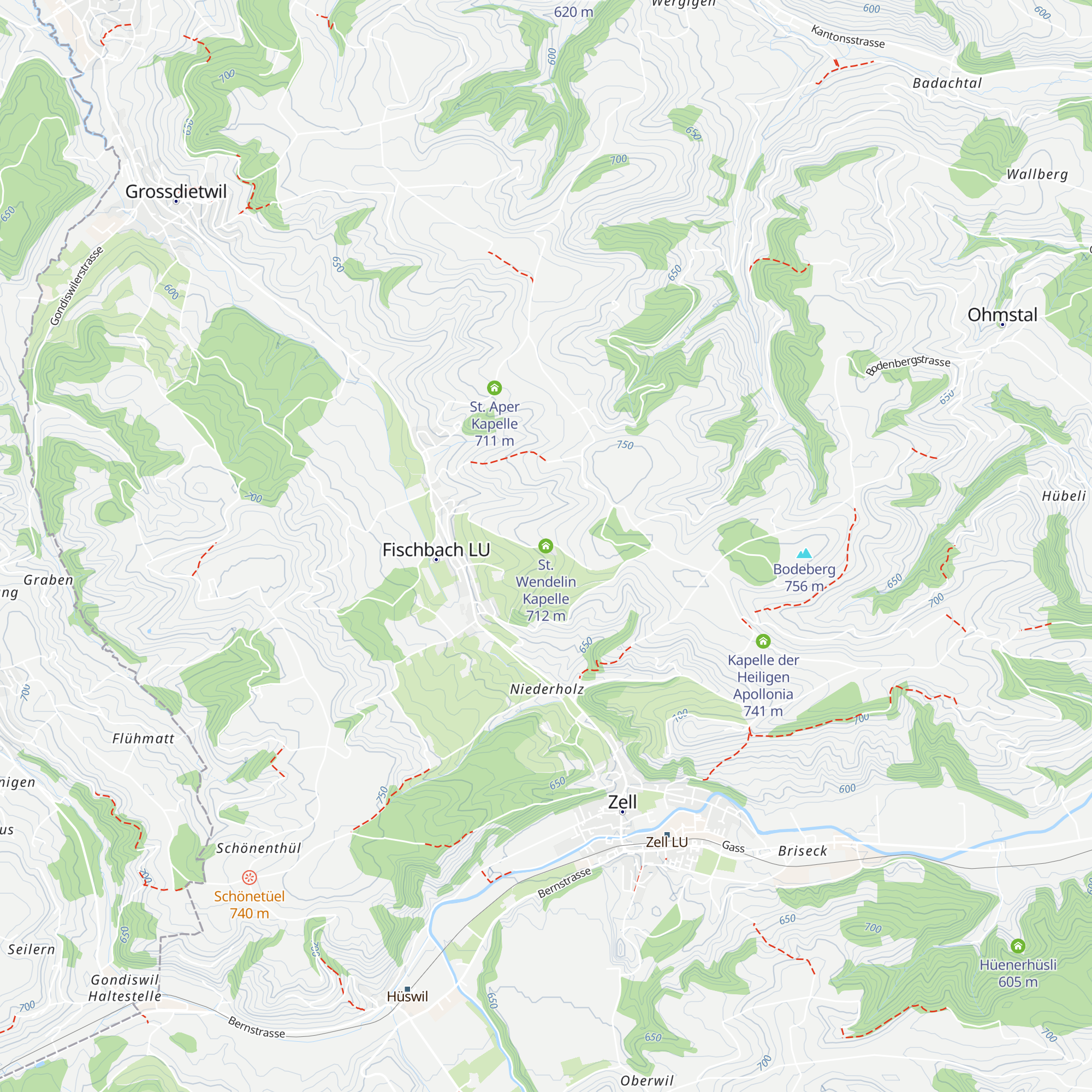 St. Wendelin Kapelle map