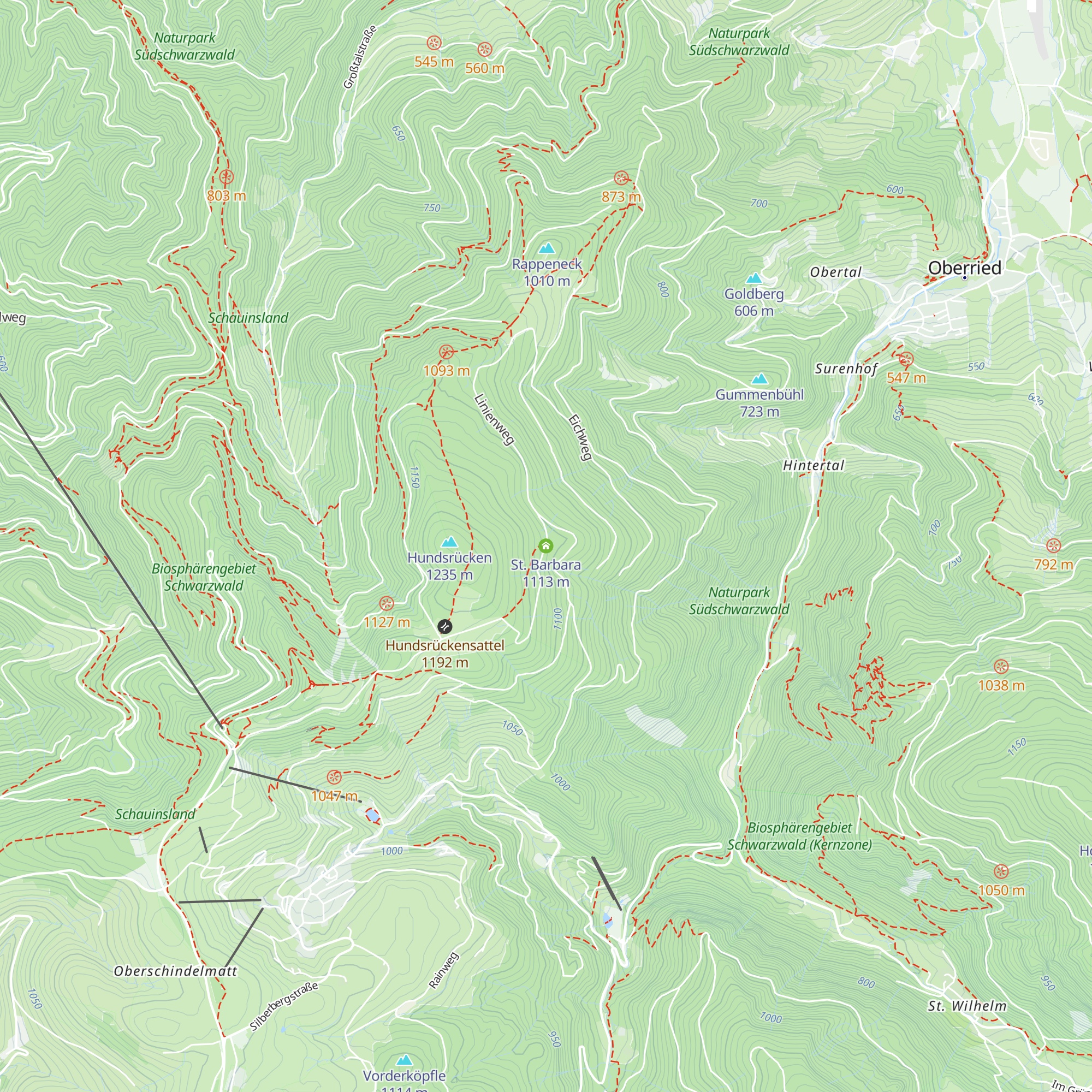 St. Barbara map