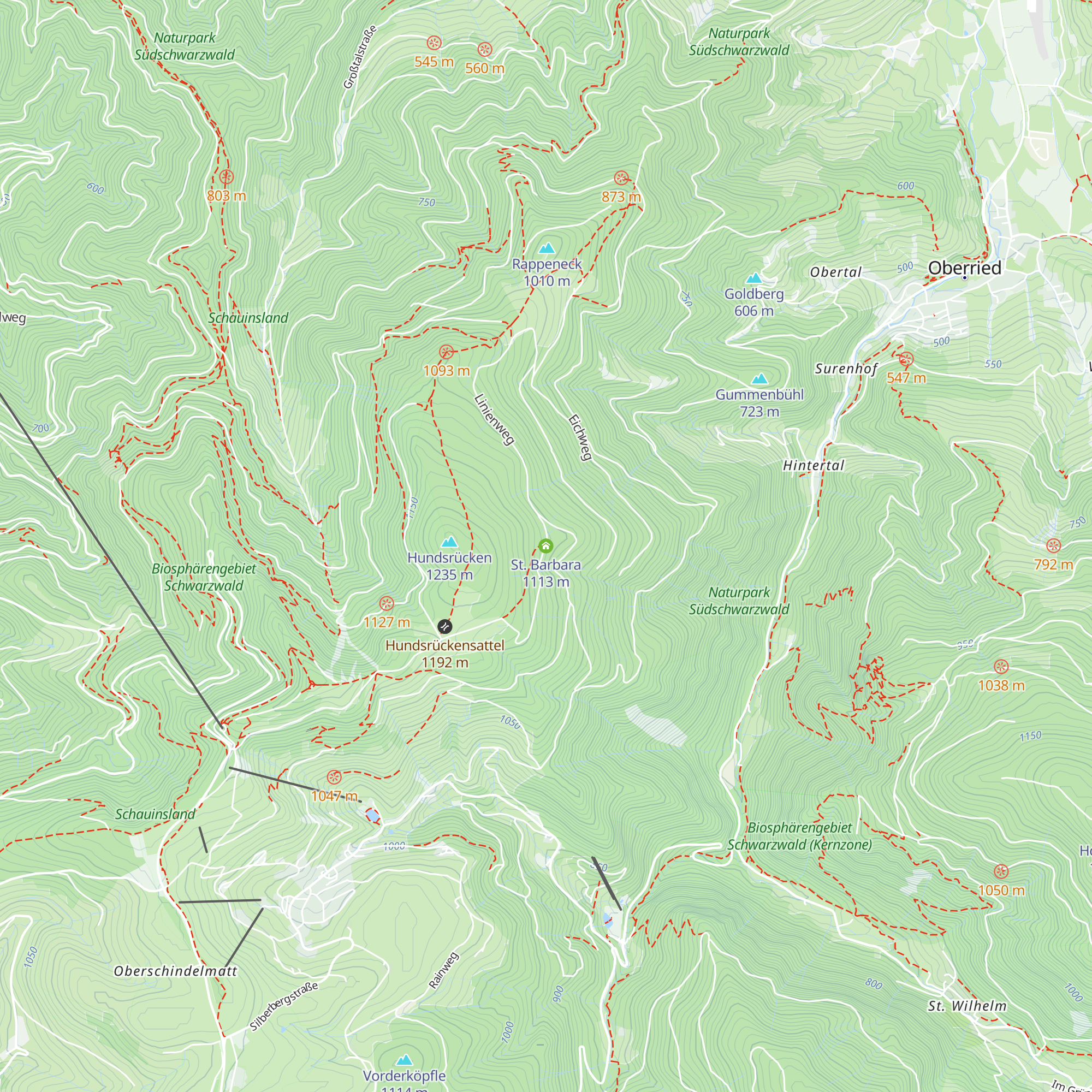 St. Barbara map