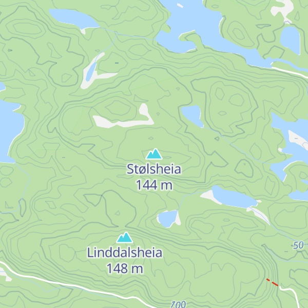 Map of Stølsheia