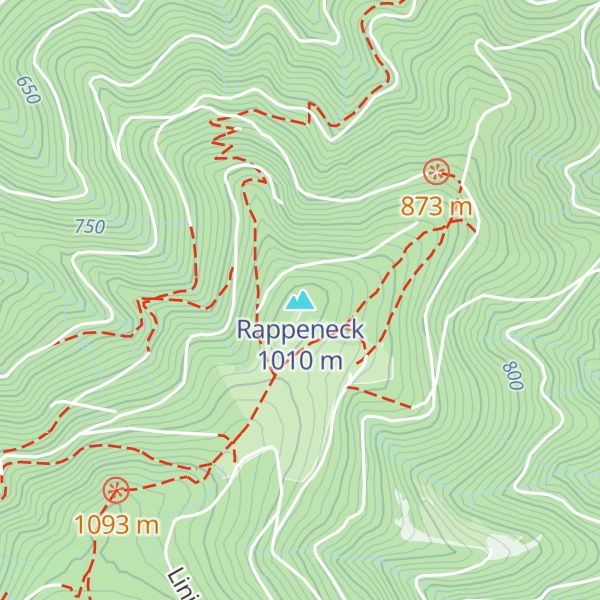 Map of Rappeneck