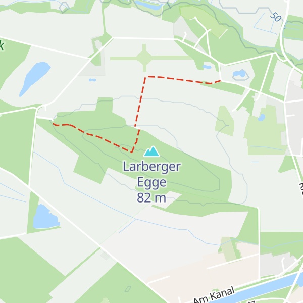 Map of Larberger Egge