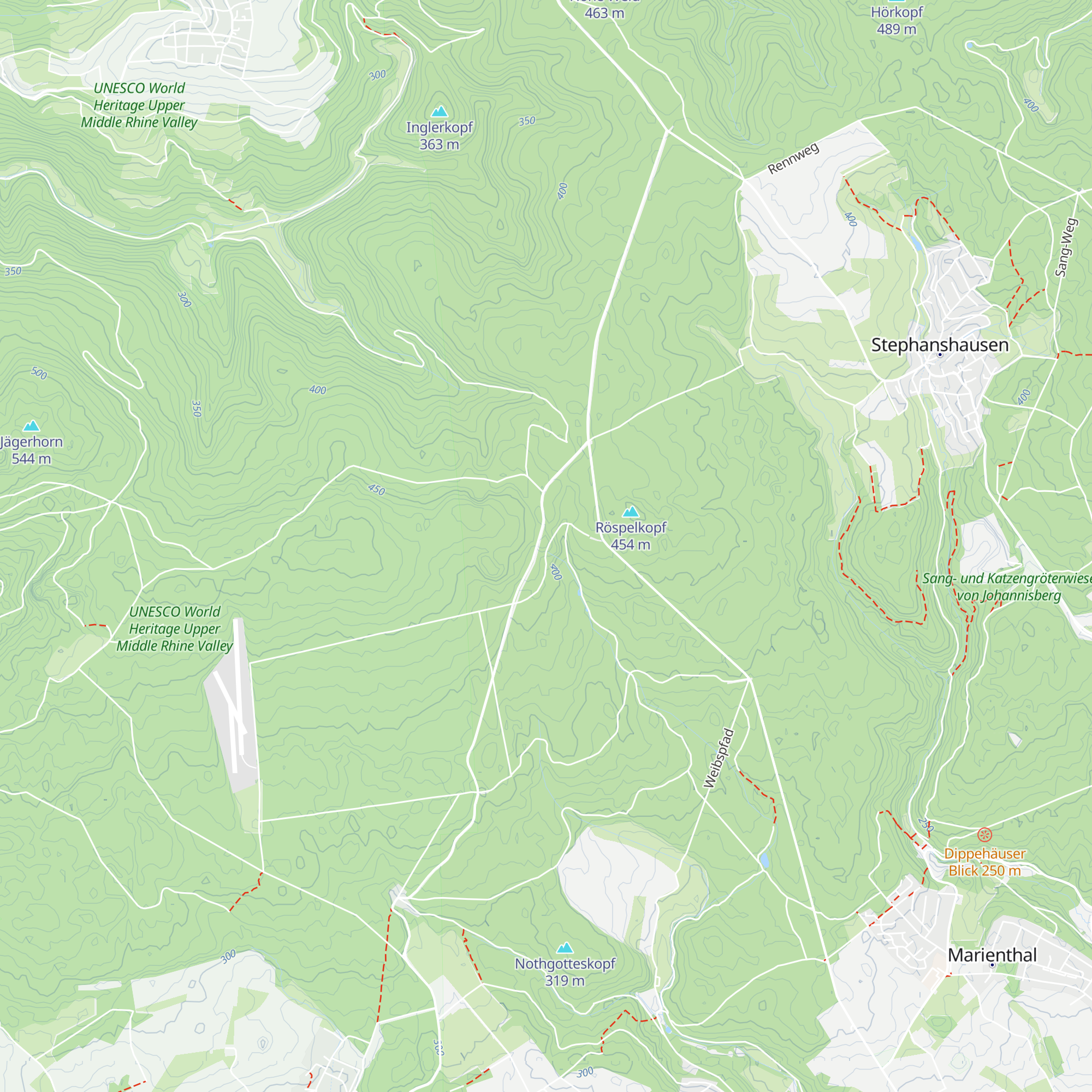 Blaubachquellhütte map