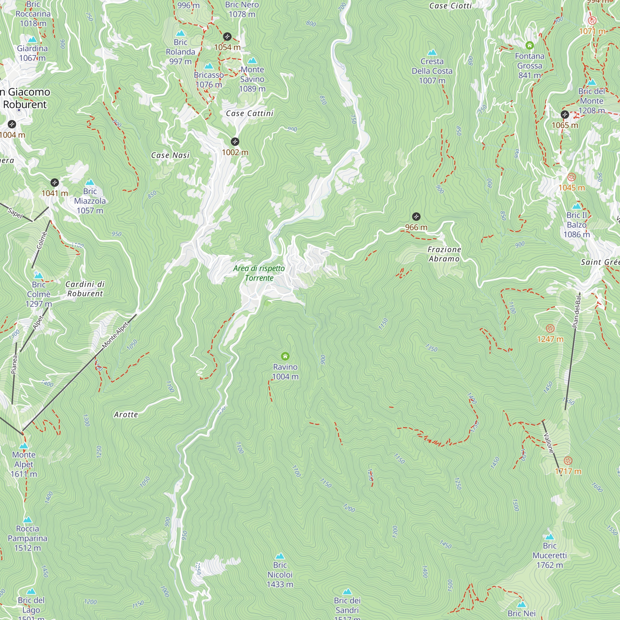 U Doni map