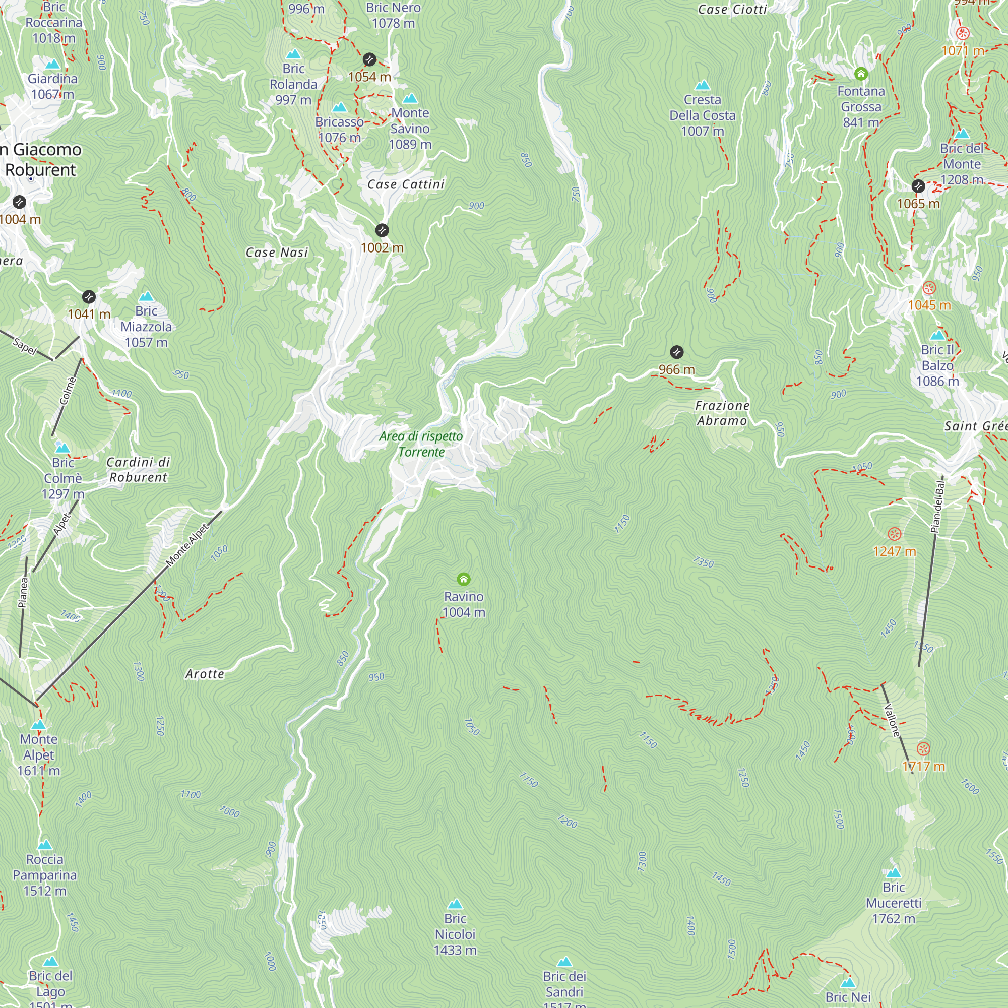 U Doni map