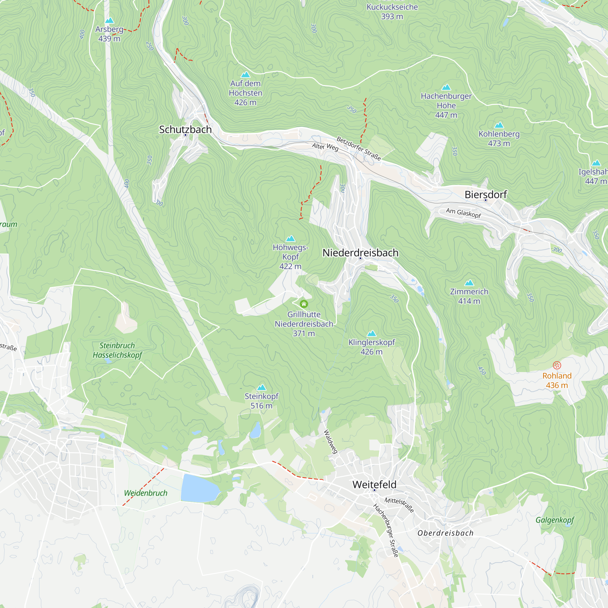Grillhütte Niederdreisbach map