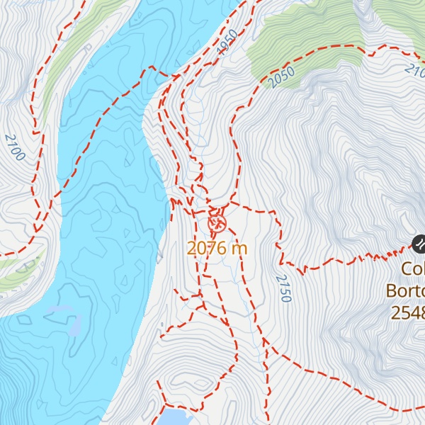 Map of Rifugio Rodolfo Zamboni e Mario Zappa