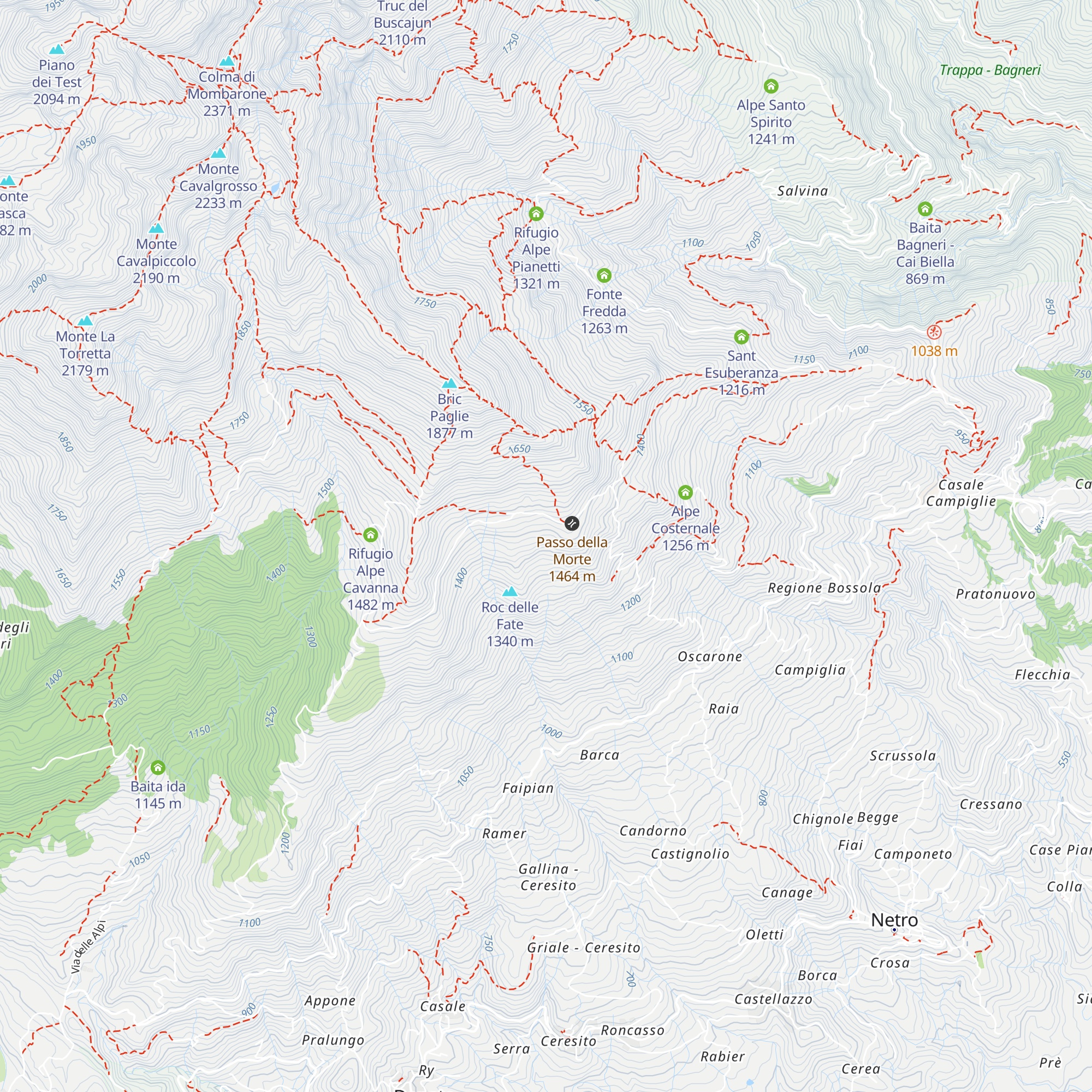 Alpe Chignoli di Sopra map