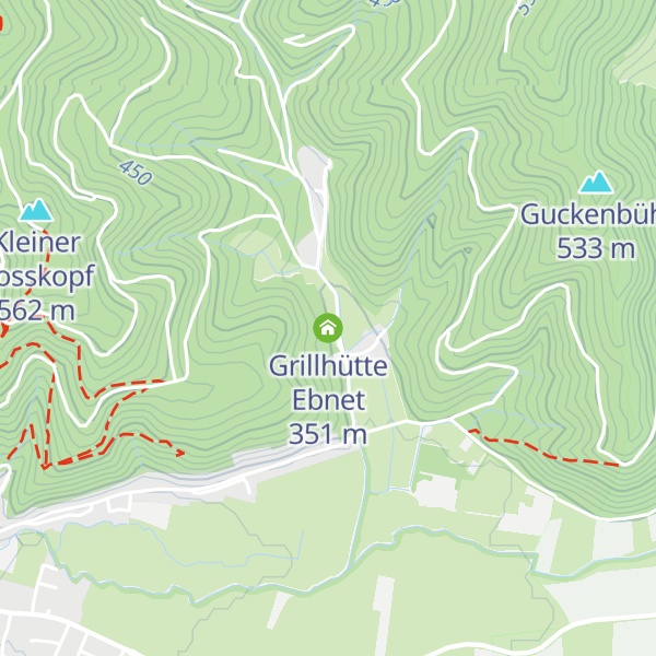 Map of Grillhütte Ebnet