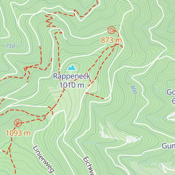 Map of Rappenecker Hütte