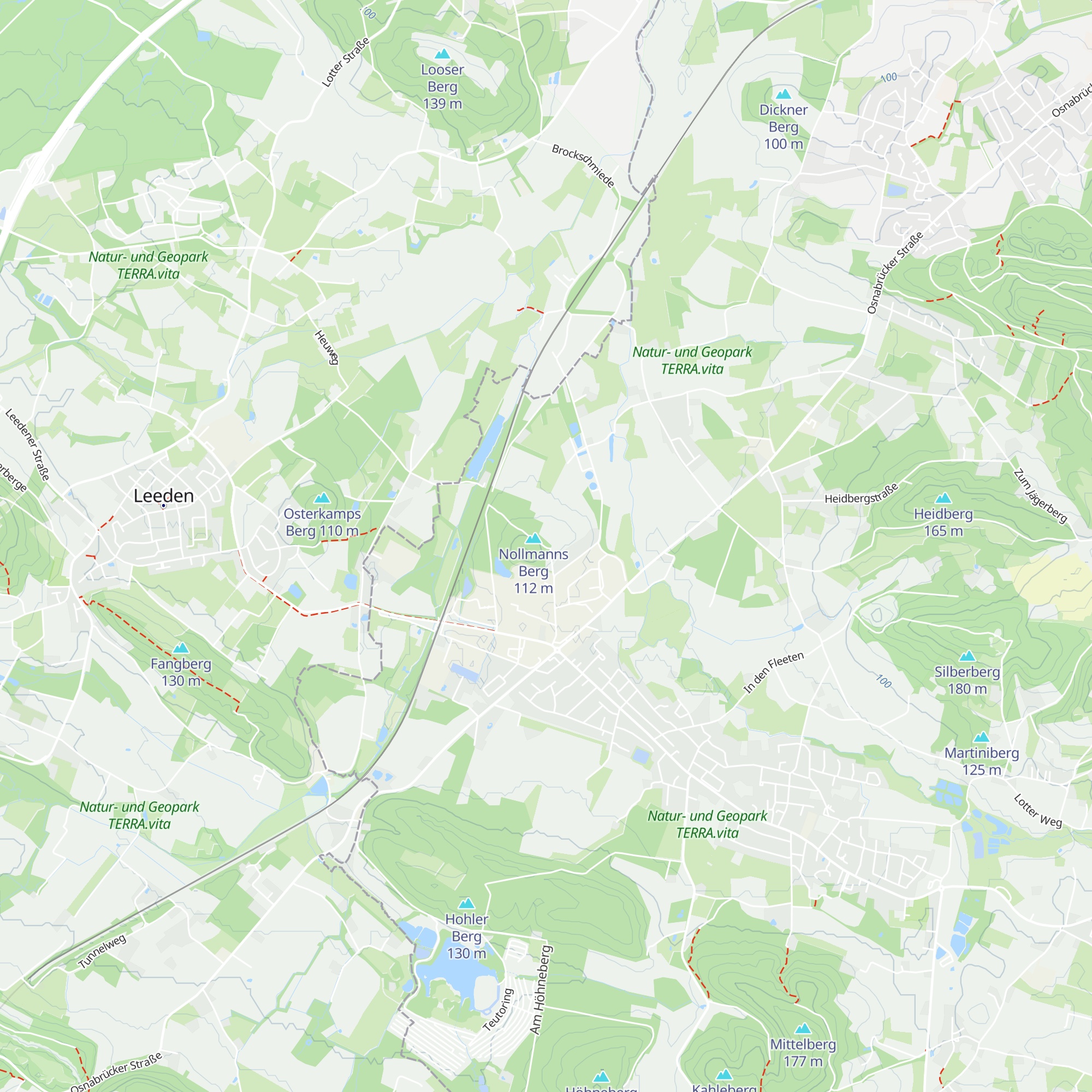 Wanderhütte Nollmanns Berg map
