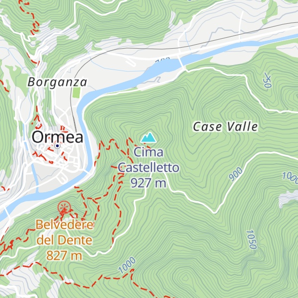 Map of Cascina del Castelletto