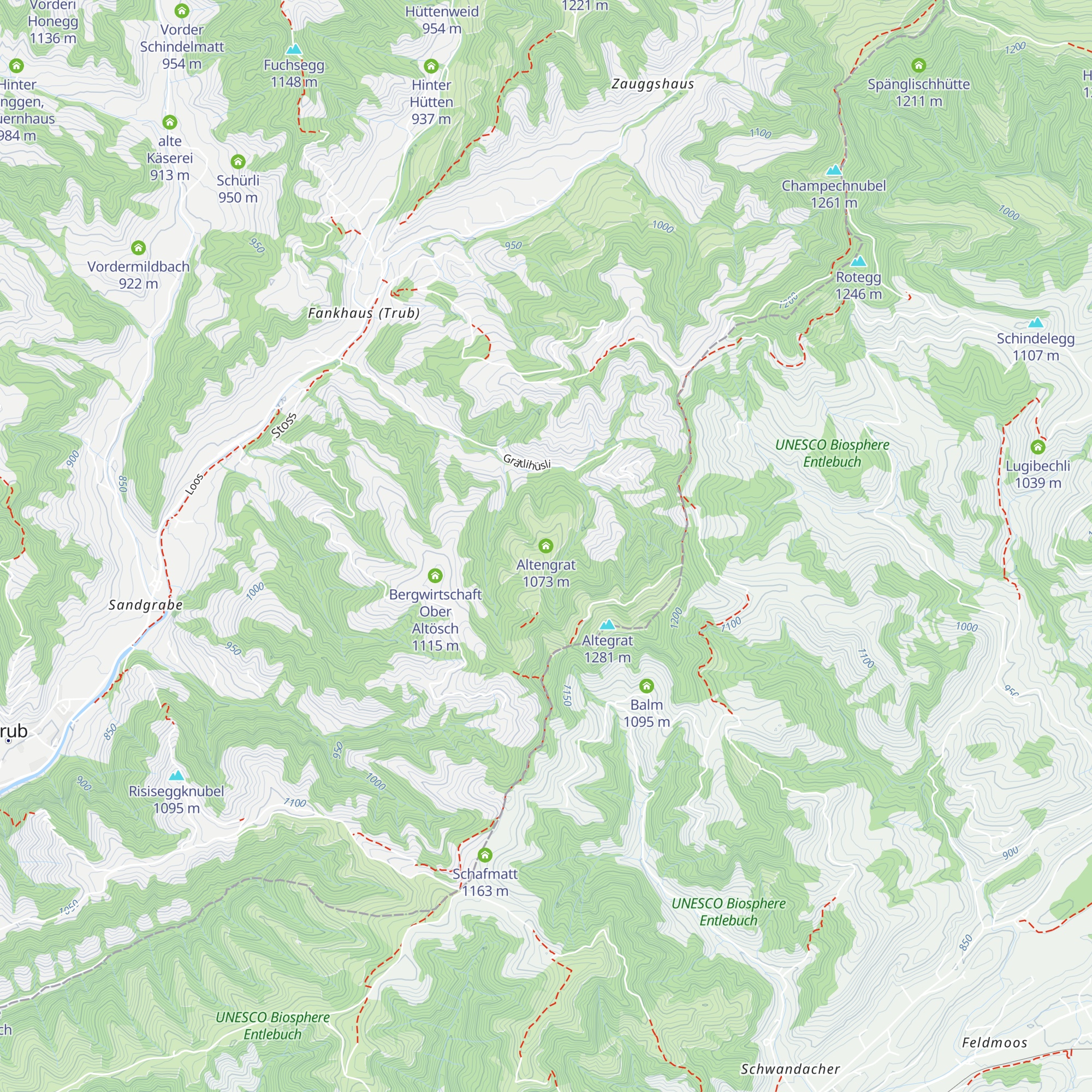 Altengrat map
