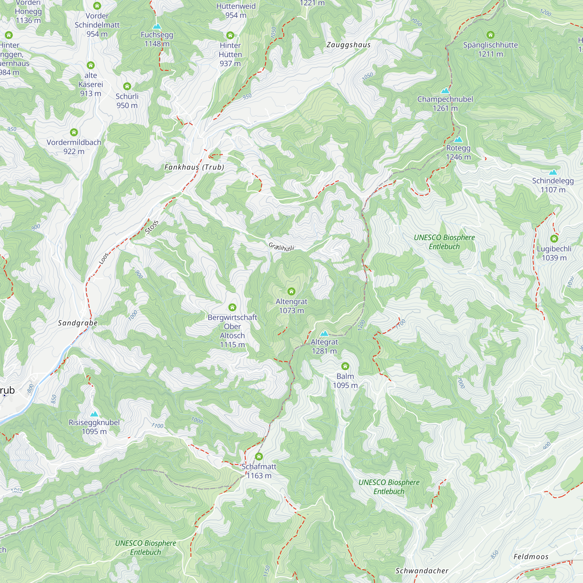 Altengrat map