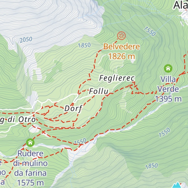 Map of Rifugio Zar Senni