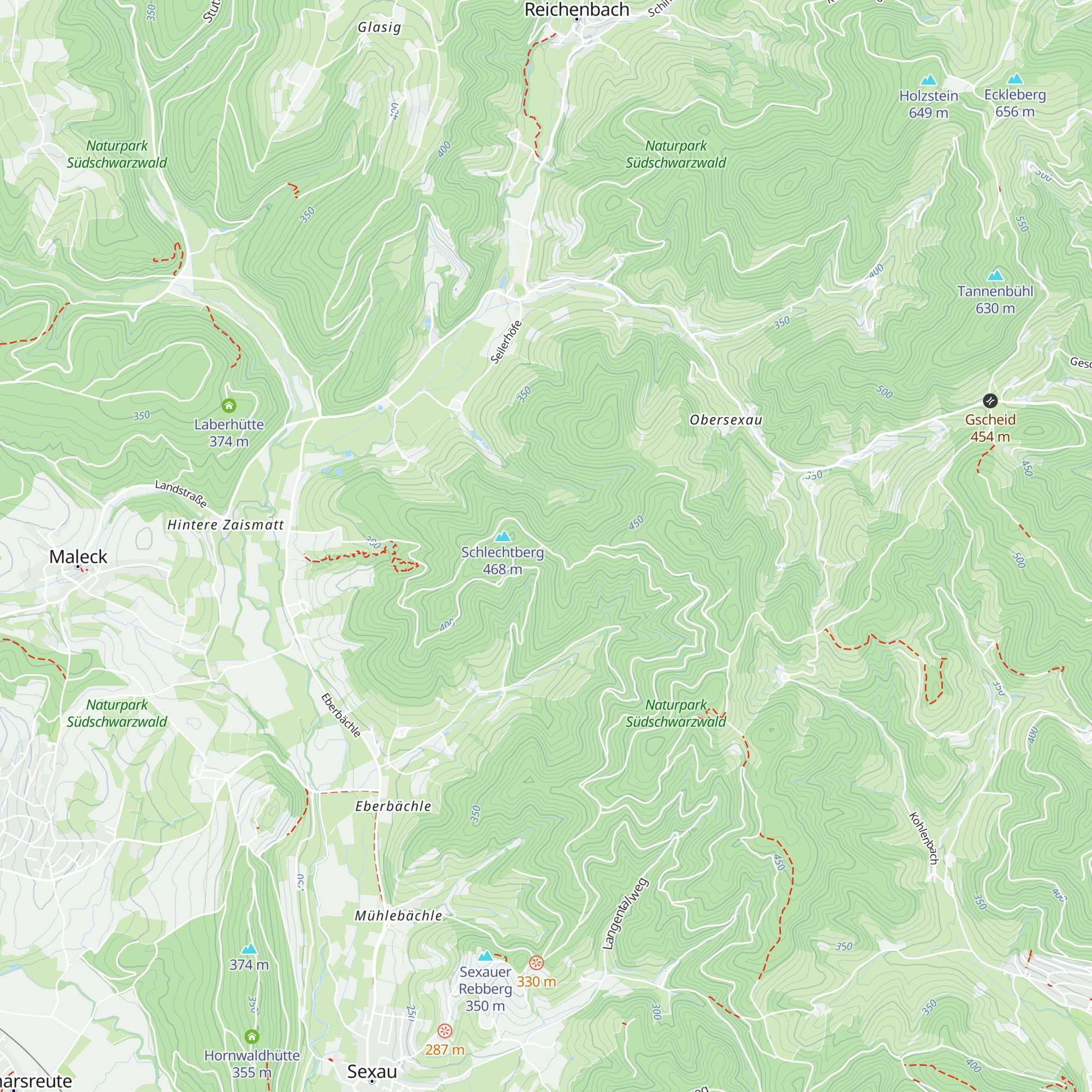 Dreieichenhütte map