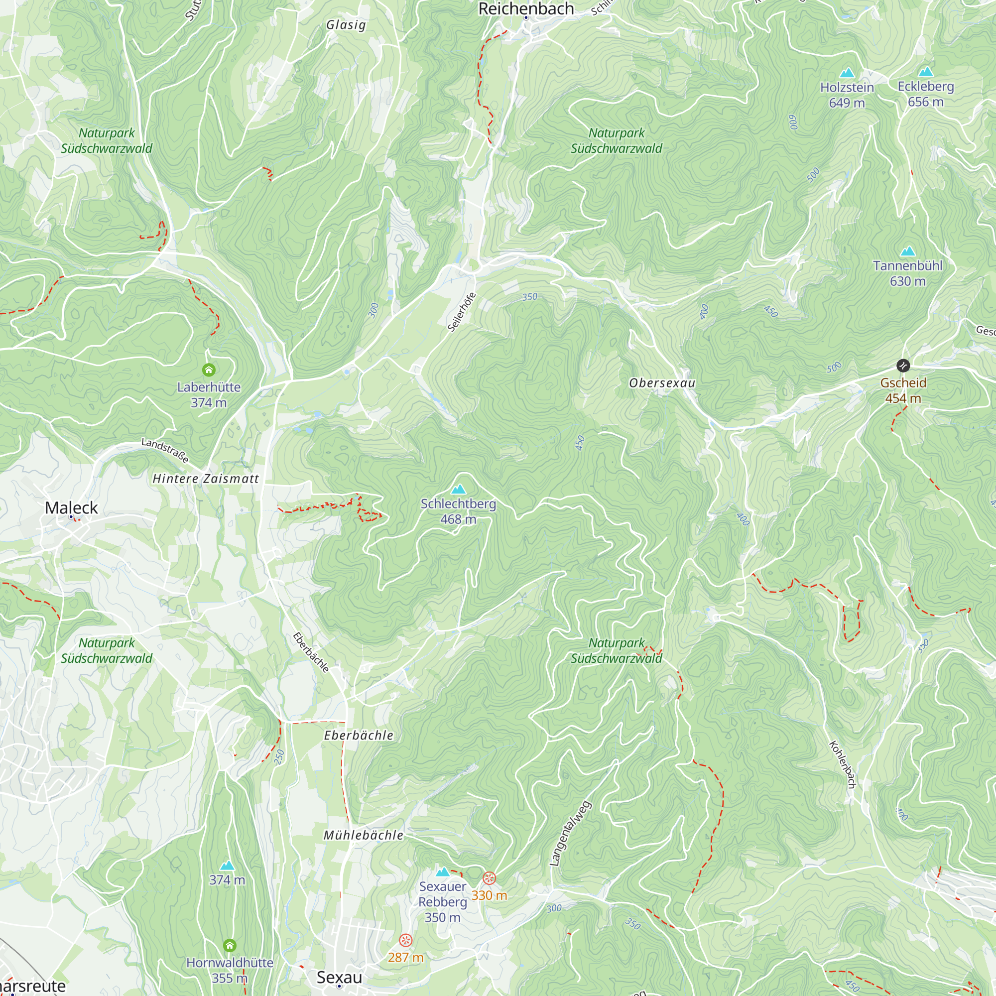 Dreieichenhütte map