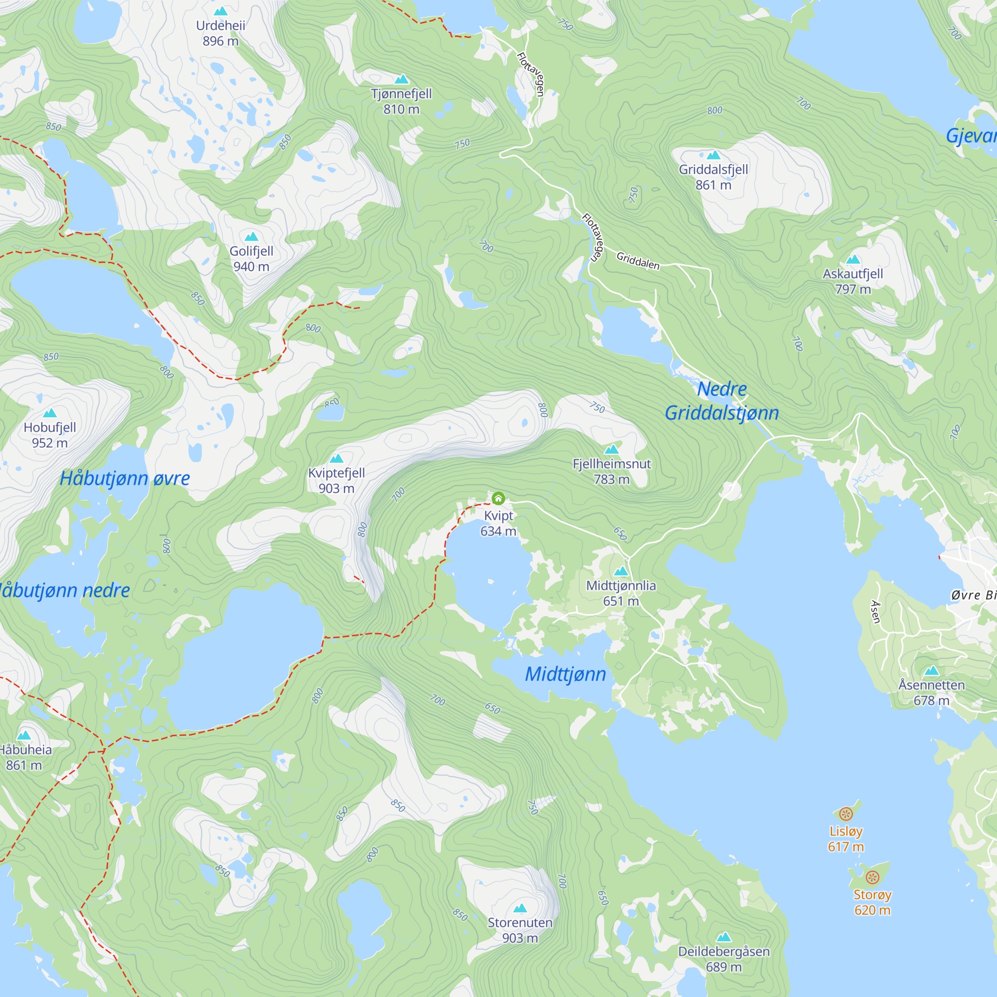Kvipt map