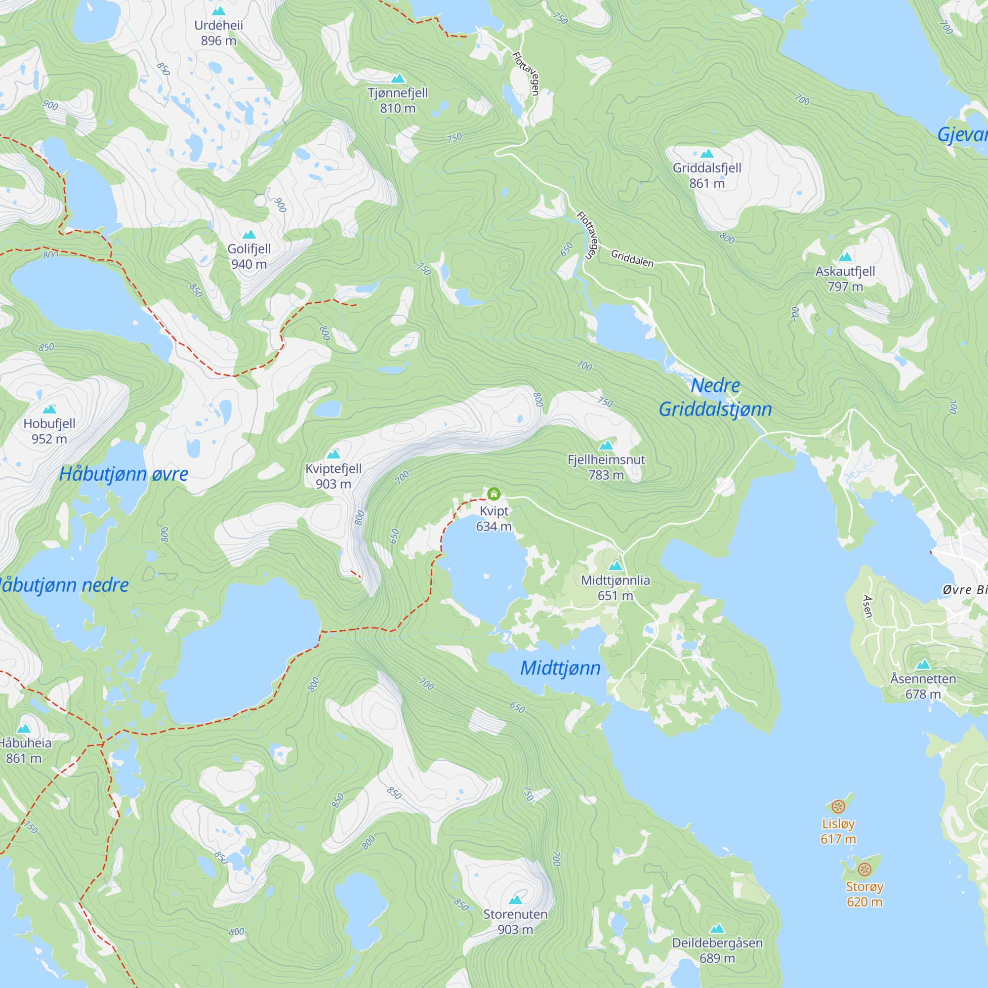 Kvipt map