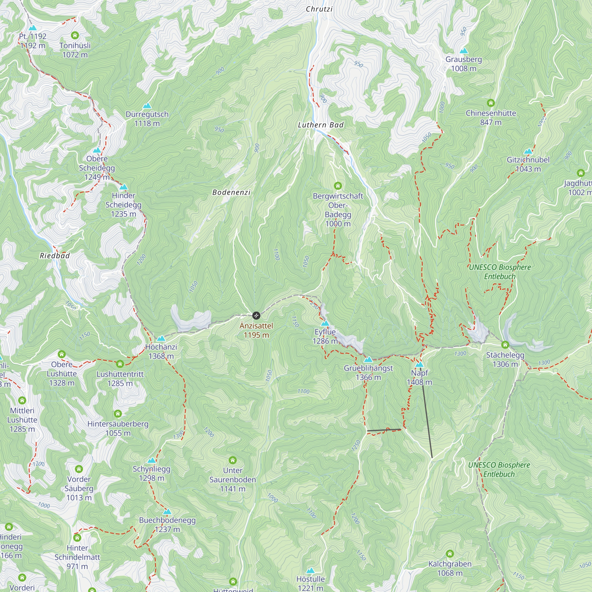 Wirtschaft Niederenzi map